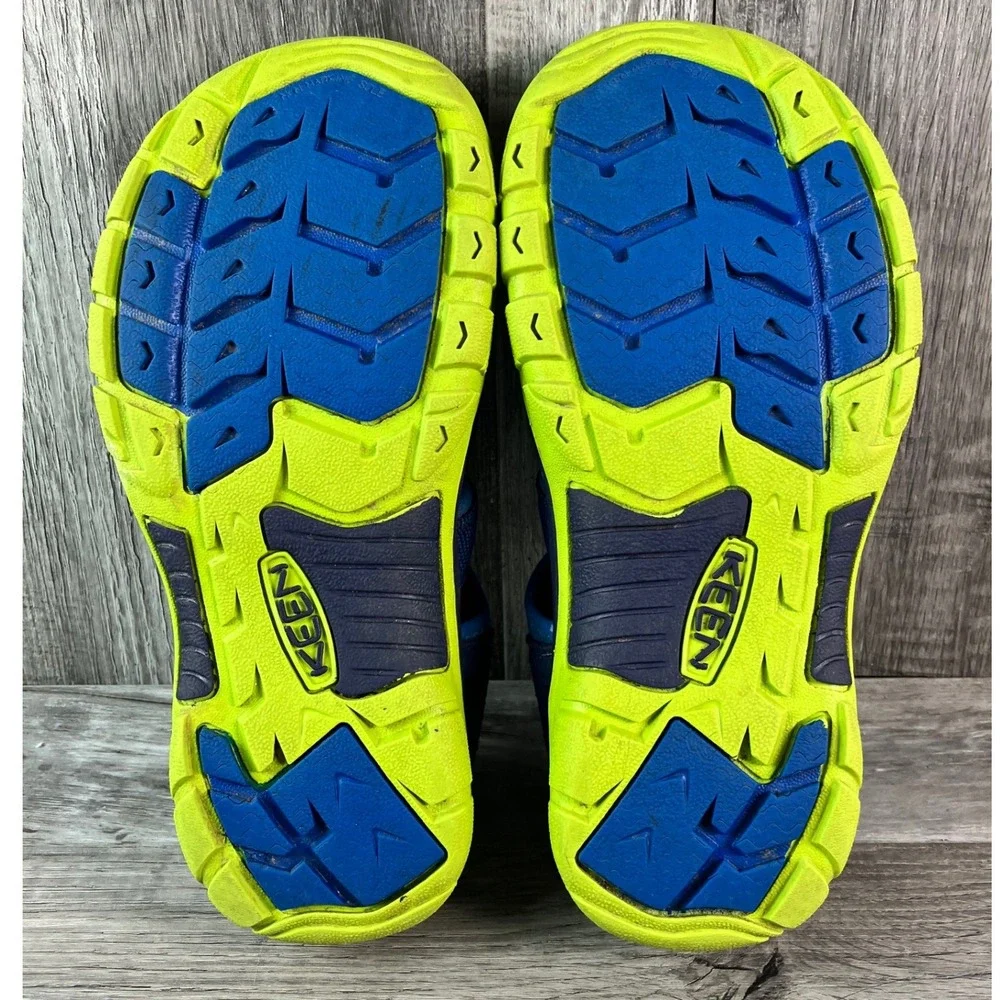 Keen Seacamp II CNX Kids Sandals Blue Green 1022847 Size 5 US 37 EU
